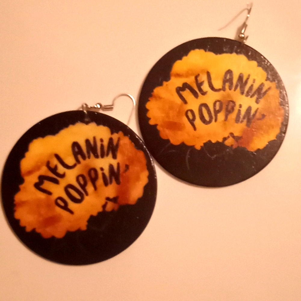 Melanin Poppin earrings